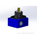 High pressure valve flow control valve